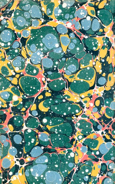 Decorative Endpaper from Book by Unknown